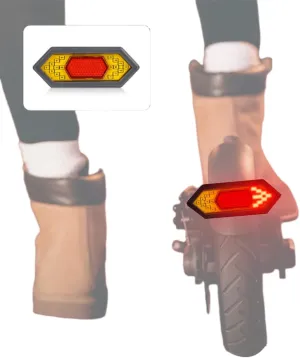 Scooter Turn Signals Compatible with Xiaomi Pro 2 Ninebot Max G30P G30LP Electric Scooter Tail Light with Brake Rear Light Blinker, Waterproof Scooter Safety Light for Night