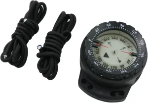 Scuba Diving Compass Luminous Tool Professional Wrist Camping Compass for Camping Kayaking Survival Emergency, Black