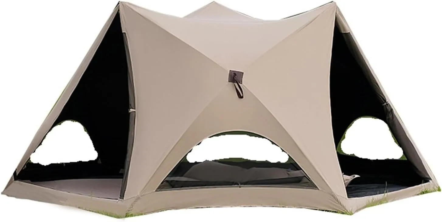 Seaside Beach Park Quick-Opening Tent Outdoor Portable Folding Camping Tent Equipment Sunshade and Rainproof