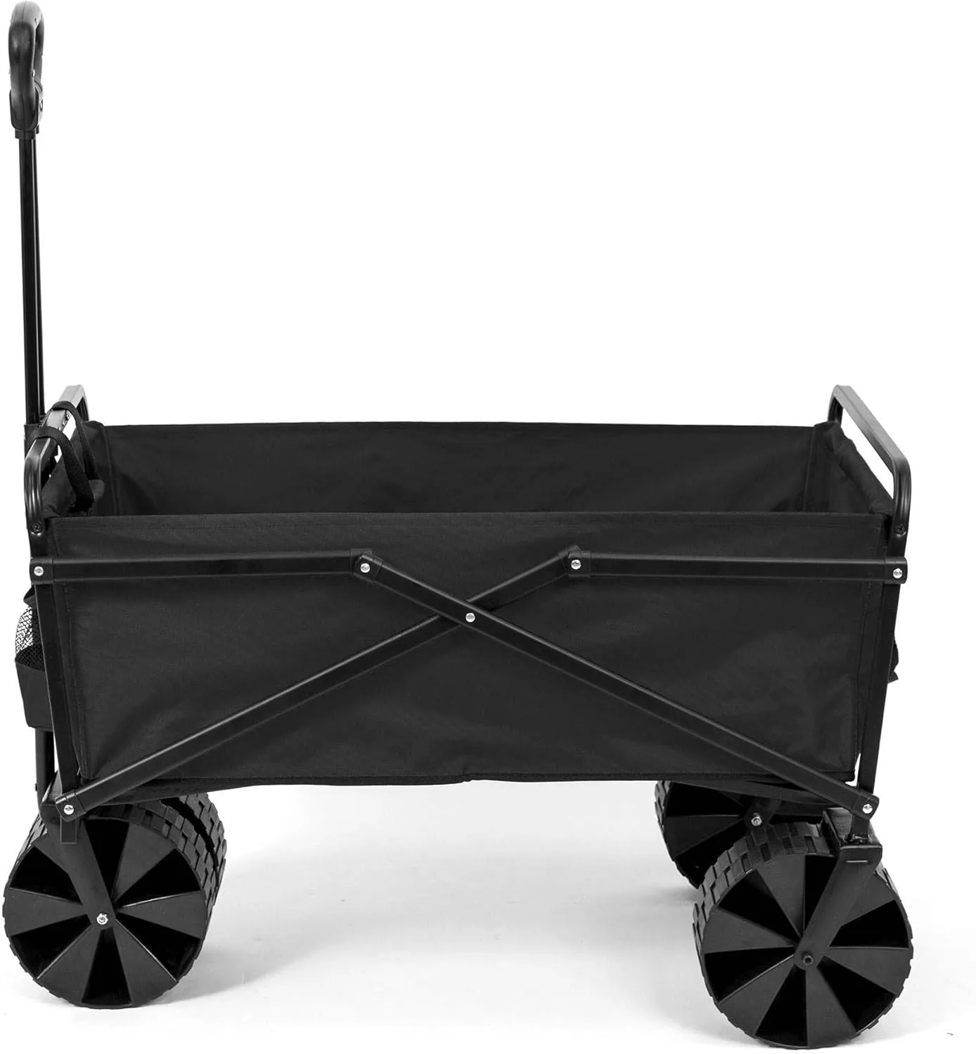 Seina Collapsible Steel Frame Outdoor Utility Wagon Cart, 2 Pack