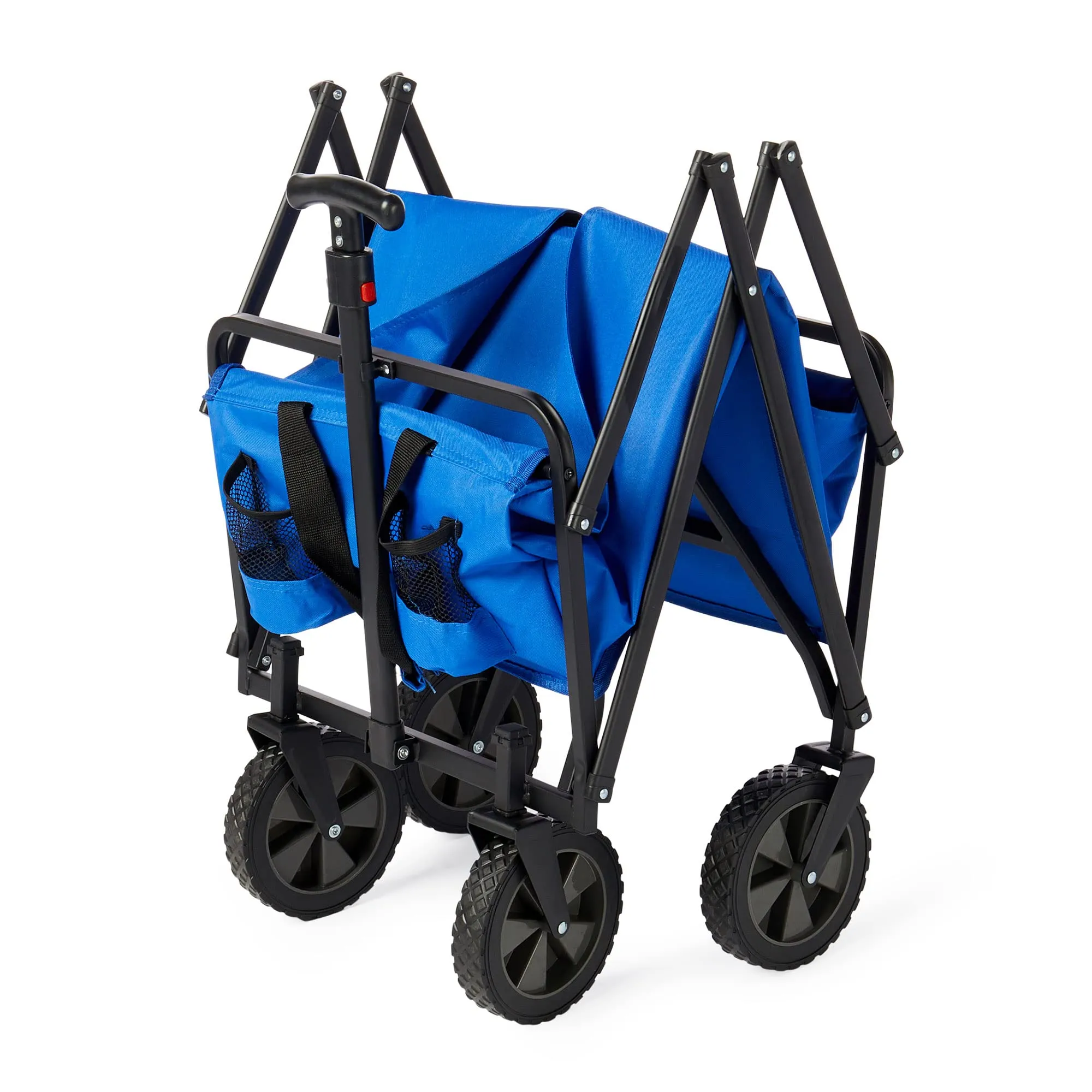 Seina Compact Folding 150-Pound Capacity Utility Cart, Royal Blue
