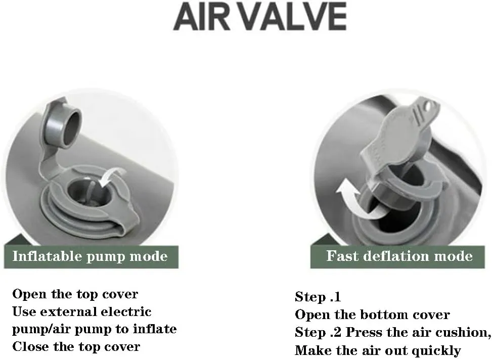 Self-Inflating Pads Automatic Air Inflatable Cushion Home Portable Electric Air Bed Suitable for Outdoor Camping Tent, Backpacking and Hiking, Car Use, Indoor Rest