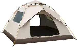 SFKLYU 2/3, 3/4 Person Tents for Camping Waterproof Backpack Double Layer Tents Instant Easy Pop Up Tents for Picnics, Fishing Camping