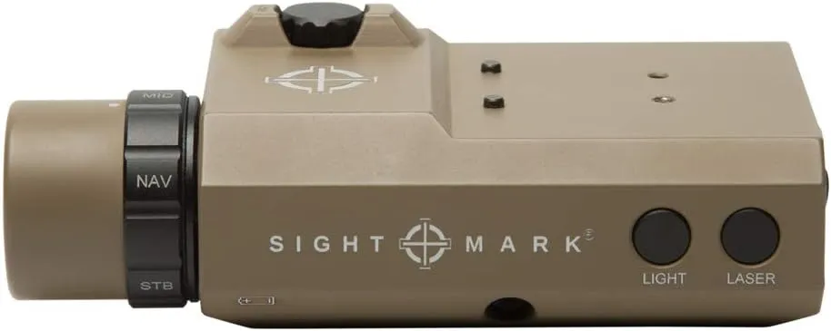 Sightmark LoPro Flashlight (Visible and IR) with Green Laser Sight Combo
