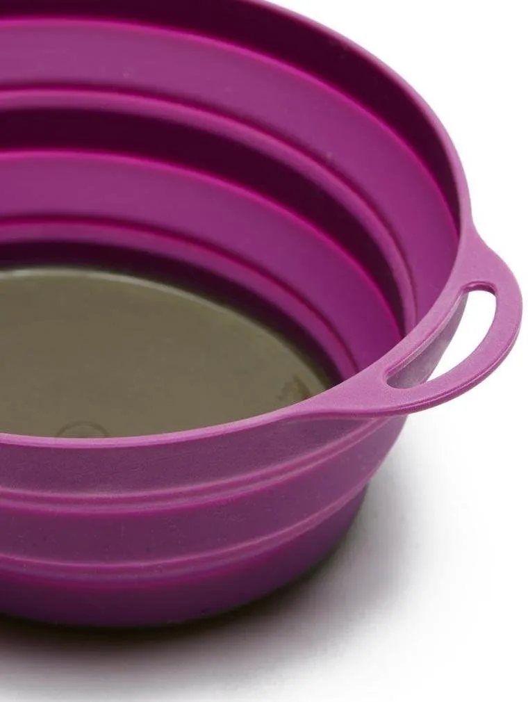 Silicon Ellipse Collapsible and Portable Bowl for Camping, Travel & Outdoor