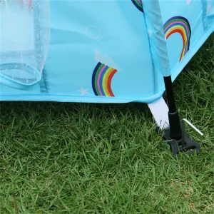 Single layer 2-3 person children's folding tent