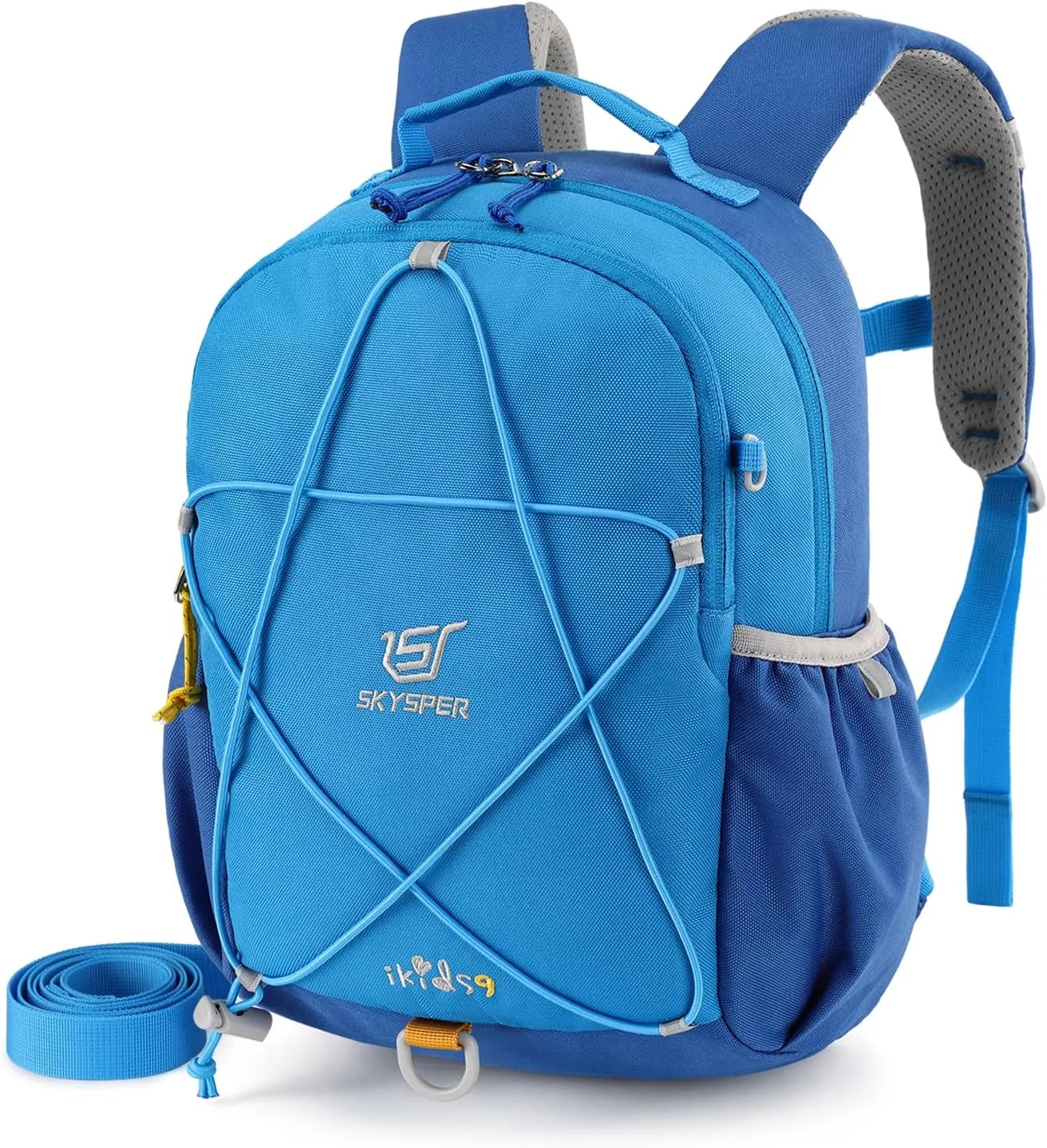 SKYSPER Toddler Backpack with Leash for Boys Girls Kids Travel Backpack Preschool Kindergarten Backpack for Outdoor Day Trips(Sky Blue)
