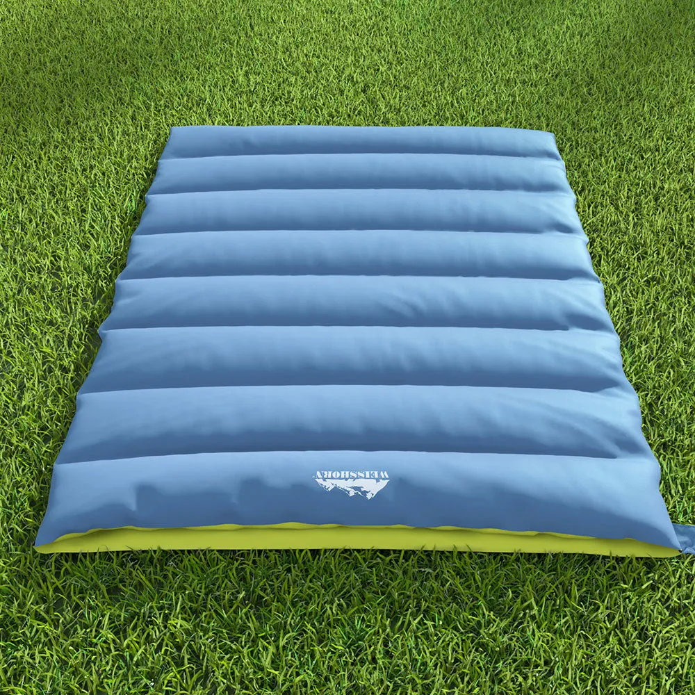 Sleeping Bag Double Thermal Camping & Hiking Tent - Grey -5°C