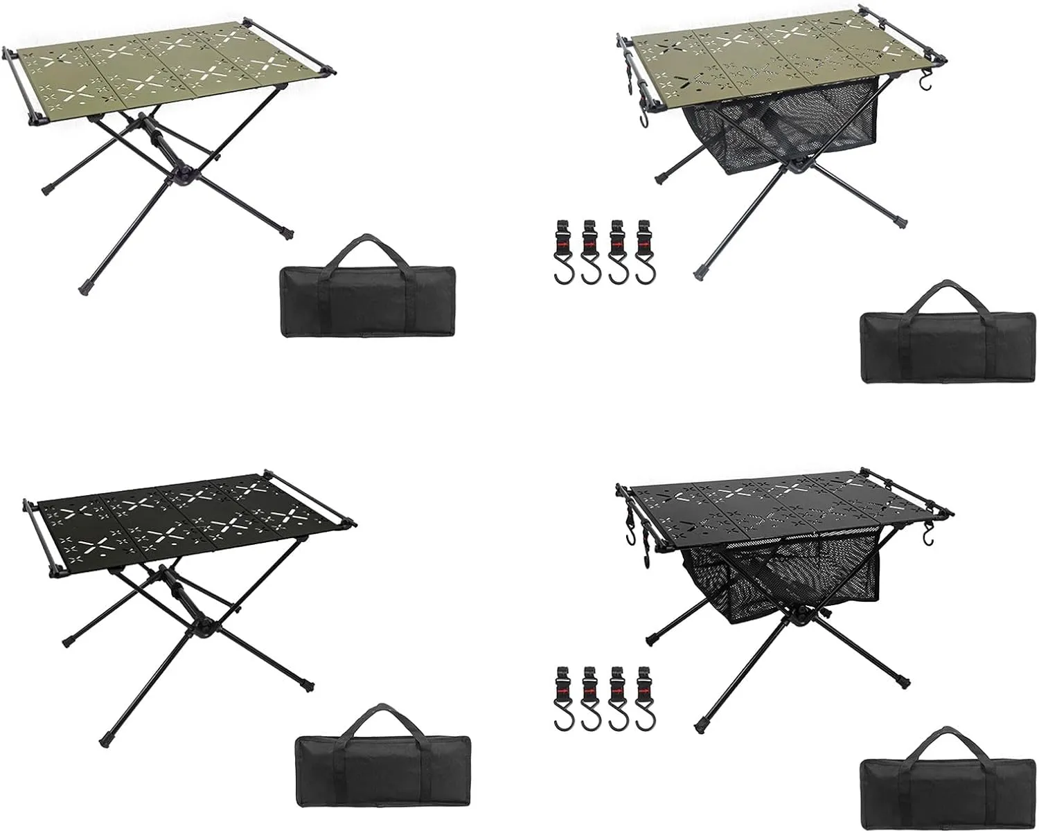 Small Outdoor Folding Tables Portable Desk Camp Tables Compact Camping Desk Utility Folding Tables