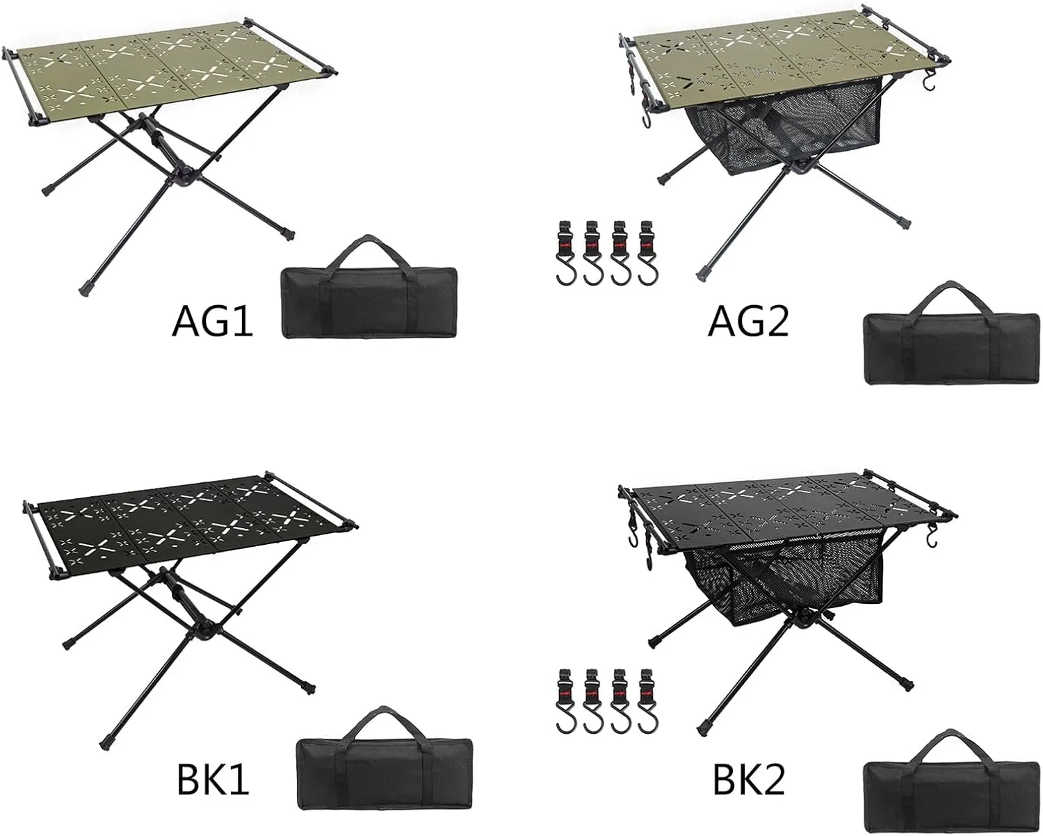 Small Outdoor Folding Tables Portable Desk Camp Tables Compact Camping Desk Utility Folding Tables
