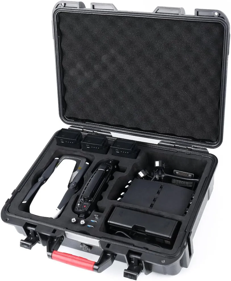 Smatree 10.2L Mavic Air Carrying Case Compatible for DJI Mavic Air Fly More Combo,Waterproof Travel Hard Case for Mavic Air Drone and Accessorise