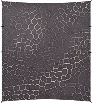 Snake Skin Print Style Darkgray Foldable Beach Tent UPF50  Protection Water-Resistant Large Sun Shelter with Sandbags, Sand Shovel, Poles for Camping, Picnics, Backyard & Fishing