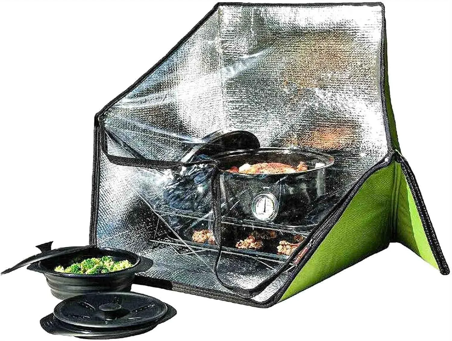 Solar Oven Bag for Outdoor Sun, Camping, Travel - Portable Cooking Emergency Tool with Dutch Oven Kit - Solar Powered Oven for Hiking and Picnics
