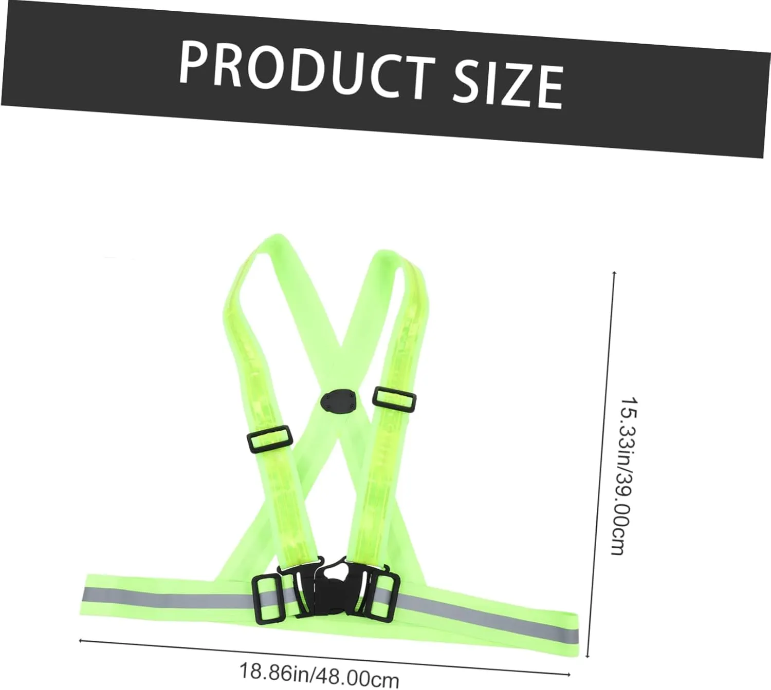 Sosoport Glowing Vest Warning Vests Utility Vest Reflective Vest High Visibility Vest Safety Vests Light Vest