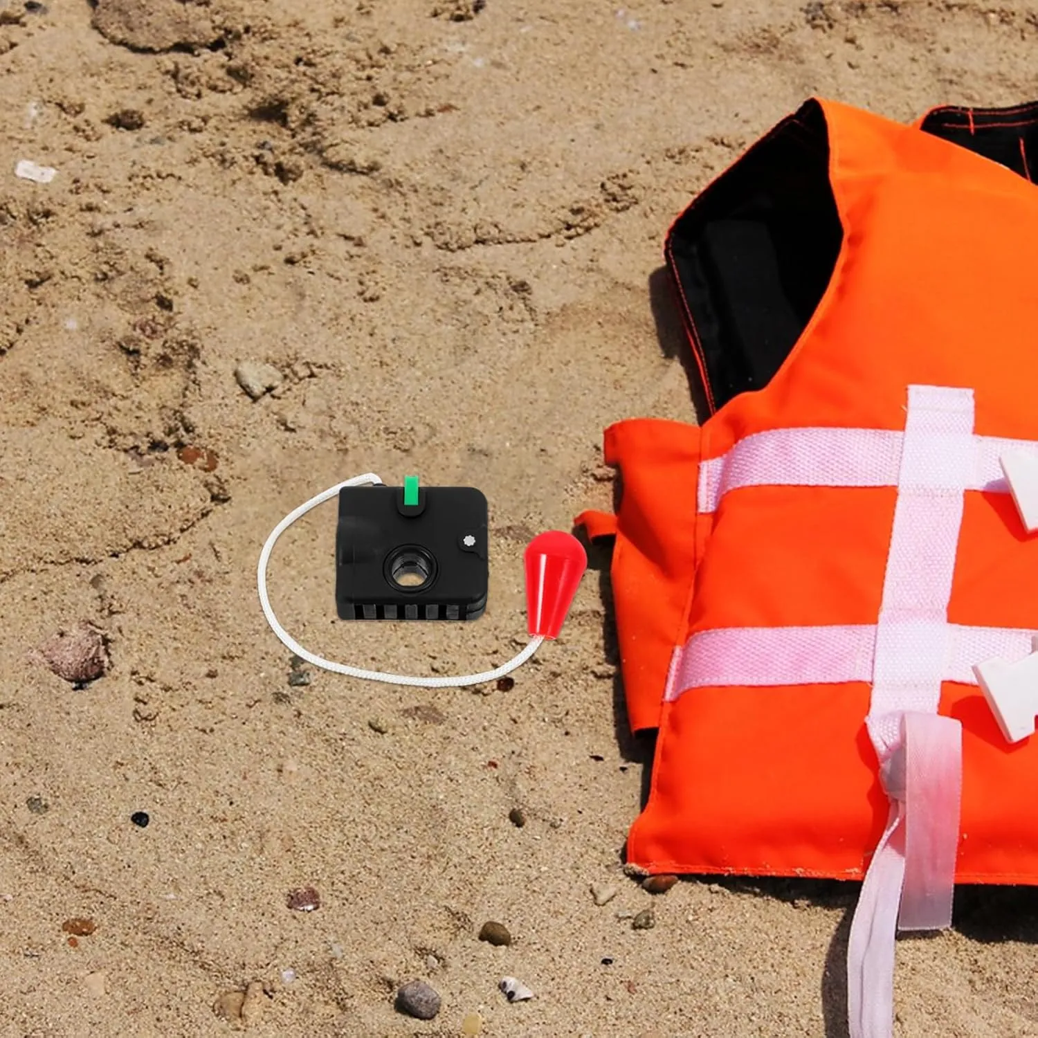 Sosoport Inflatable Switch an Fittings Gadget Inflatable Life Jackets Safety Device Life Vests Manual Inflation