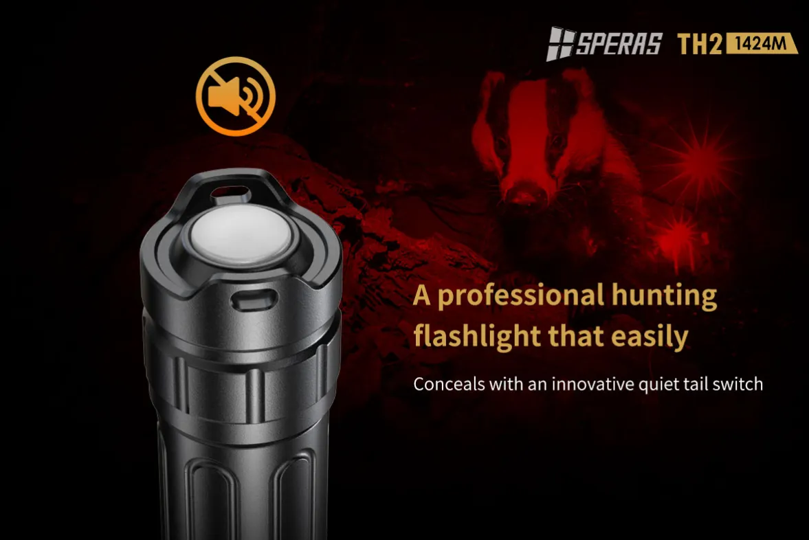 SPERAS TH2 Zoomable Tactical Flashlight