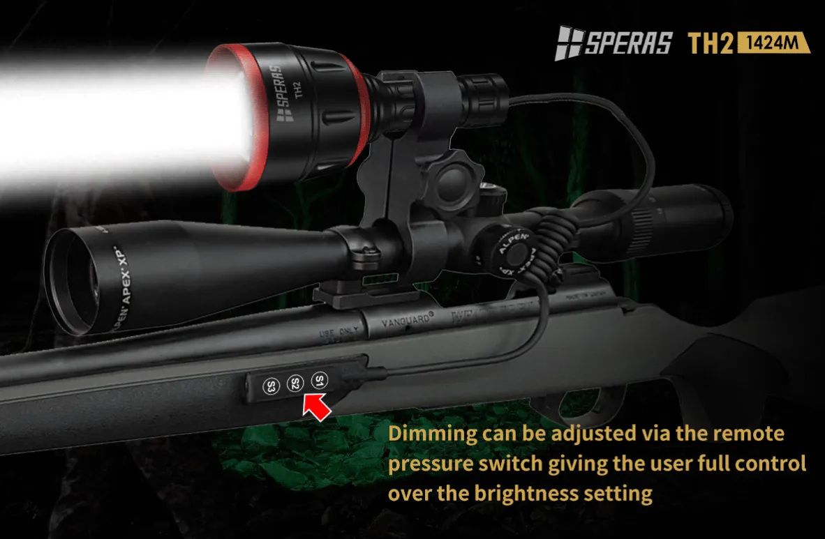 SPERAS TH2 Zoomable Tactical Flashlight