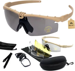 Sports Goggles Anti Fog Glasses Sunglasses with 3 Interchangeable Lens
