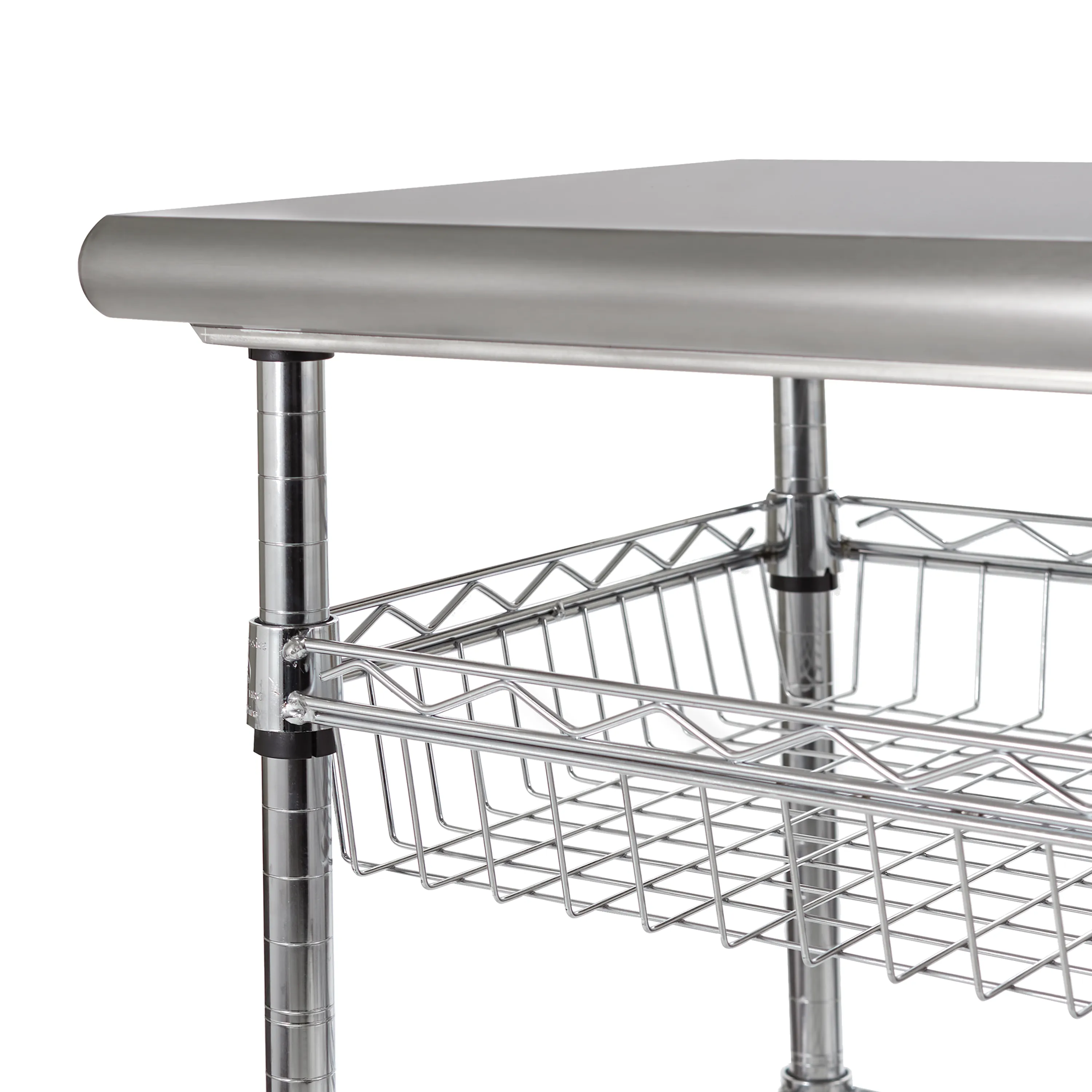 Stainless Steel NSF Utility Worktable Cart