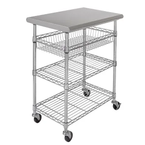 Stainless Steel NSF Utility Worktable Cart
