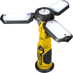 STANLEY SAT3S Rechargeable 1000 Lumen Lithium Ion LED Work Light with USB Power Charger