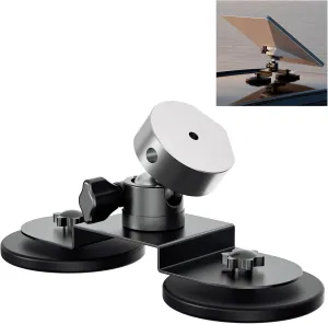 Starlink Mini Dish Mount, Magnetic Car Mount, Adjustable Angle, Black Metal Frame, Roof Mount, Compatible with Starlink Mini Dish, Accessories for Car Roof/RV/Trucks/Boat