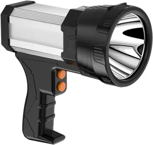 Strong Flashlight with Long Battery Life Rechargeable Outdoor Household Emergency Long-Range Handheld Searchlight