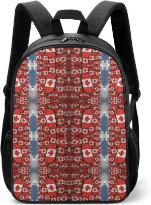 Stylish Backpack, Canadian Flag Print Durable Backpack Travel Backpack Hiking Backpack Ergonomic Backpack Comfortable Backpack