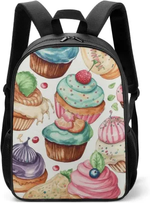 Stylish Backpack, Cupcakes Donuts Muffins Sugar Print Durable Backpack Travel Backpack Hiking Backpack Ergonomic Backpack Comfortable Backpack, Style