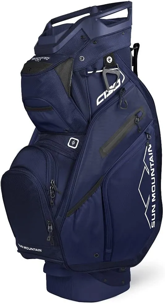 Sun Mountain Mens 2022 C130 14-Way Divided Golf Cart Bag - Navy