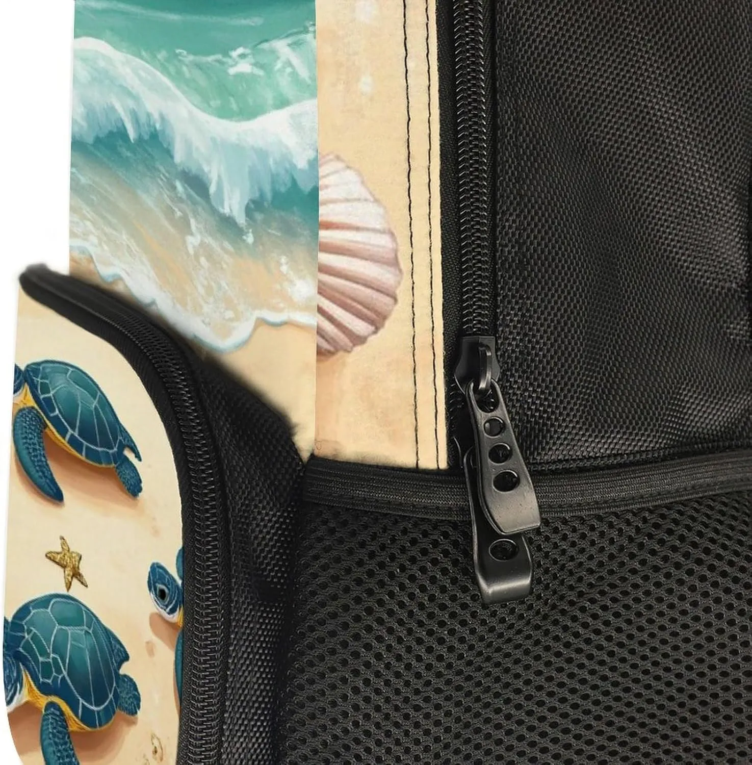 Supdreamc Adults Lightweight Beach Turtles Shoulder Book Bags Big Capacity Shoulder Bag With Adjustable Shoulder Straps for Trekking Work Walking Cycling
