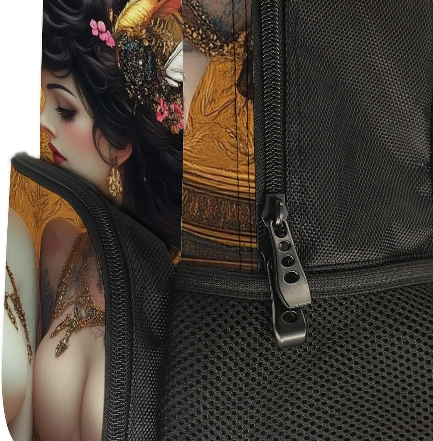 Supdreamc Lesbian WomenPride Art Rucksacks Lightweight Multipurpose Anti-Theft Shoulder Bag Large Capacity Business Computer Bag With Smooth Zippers