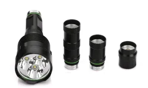 Super light T6 flashlight, powerful charging, long distance outdoor LED high-power flashlight
