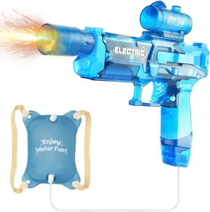 Super Water Gun for Adults Kids - Electric Water Guns Sokar Blaster with 2300cc High Capacity - Automatic Squirt Blaster with Long Range for Boys Girls Summer Outdoor Swimming Pool Water Party Toy