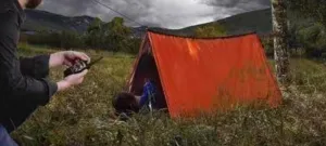 SupLink Emergency Blankets, Multifunctional Reflective Survival Thermal Tarp Blanket, 60" x 83"Inch Waterproof, for Camping Hiking Outdoors, Orange (Orange 2PCS)