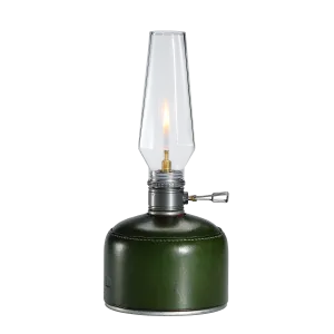 T-1 Camping Gas Lantern with Wooden Lantern Case