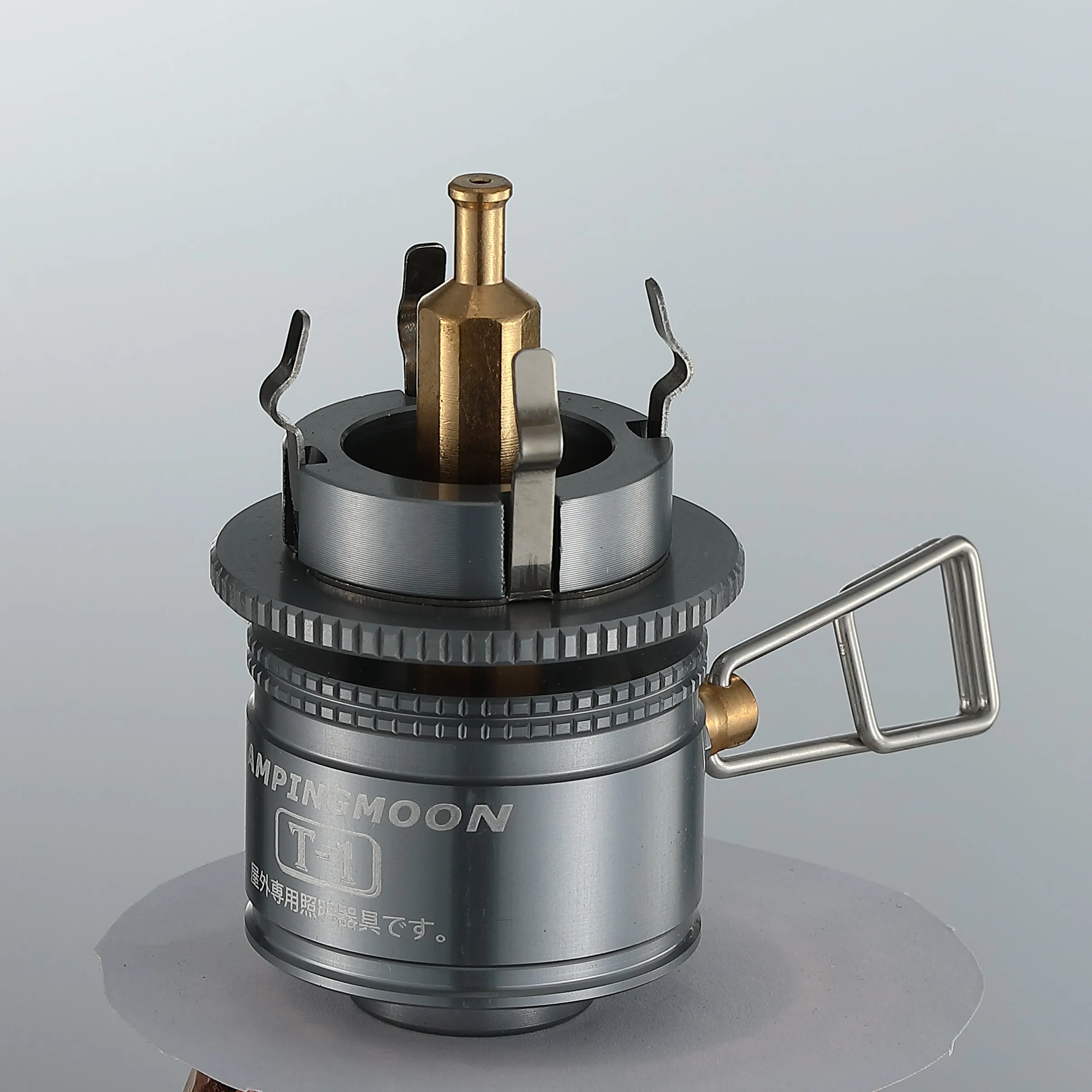 T-1 Camping Gas Lantern with Wooden Lantern Case