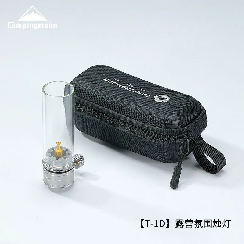 T-1D Camping Gas Lantern, Aluminium Glass Gas Candle