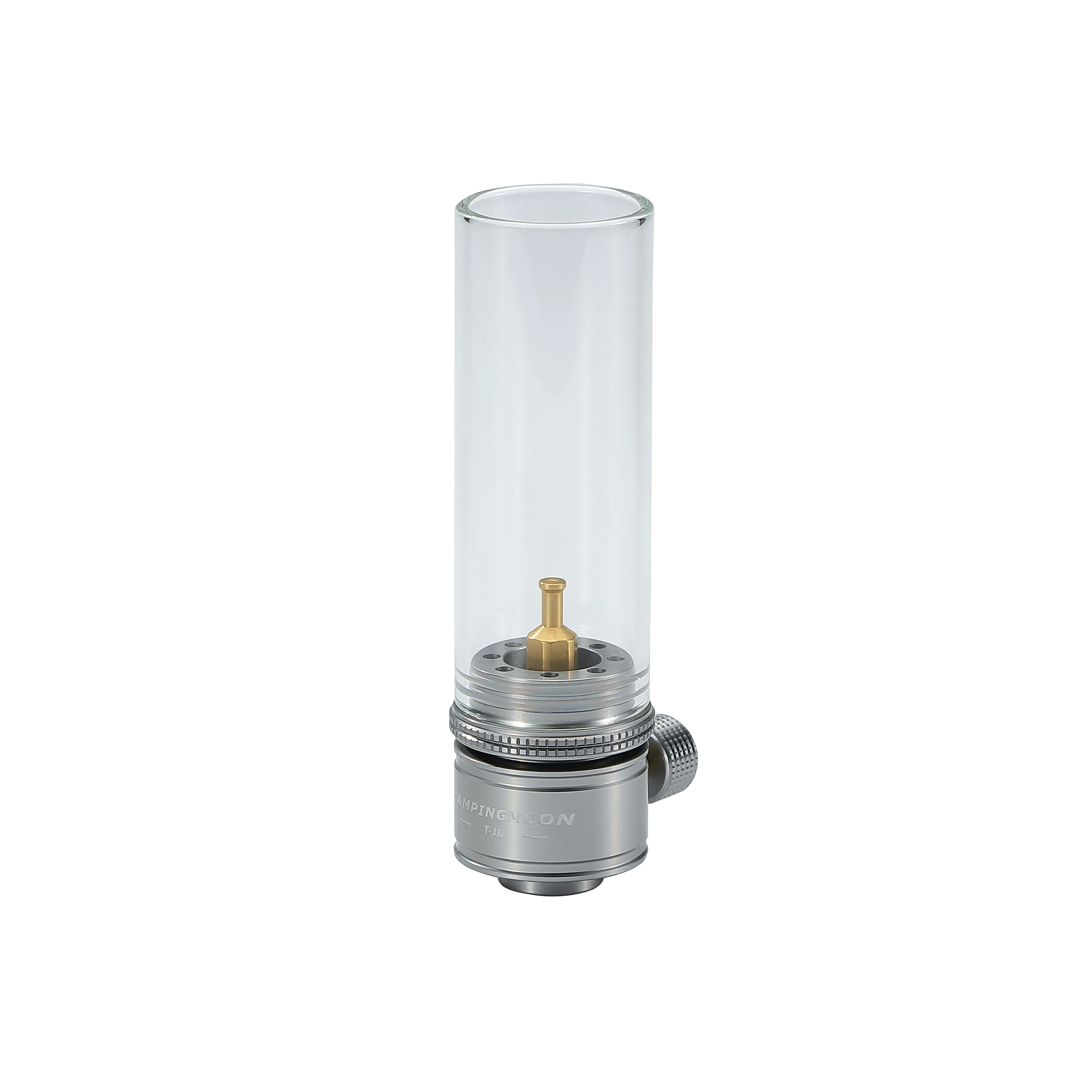 T-1D Camping Gas Lantern, Aluminium Glass Gas Candle