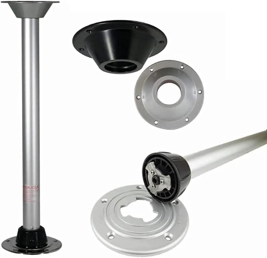 Table Leg for RV or Boat, RV Table Legs, Yacht Stand Leg, Detachable Table Leg System/Travel Camping Table Leg (750mm)