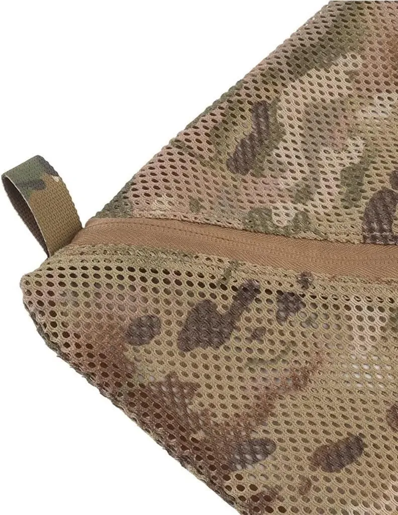 Tatical Mesh Storage Pouch Set Modular Organizer Bag Utility Foldable EDC Mesh Pocket Insert Camping Hiking Hunting Equipment (Color : BCP)