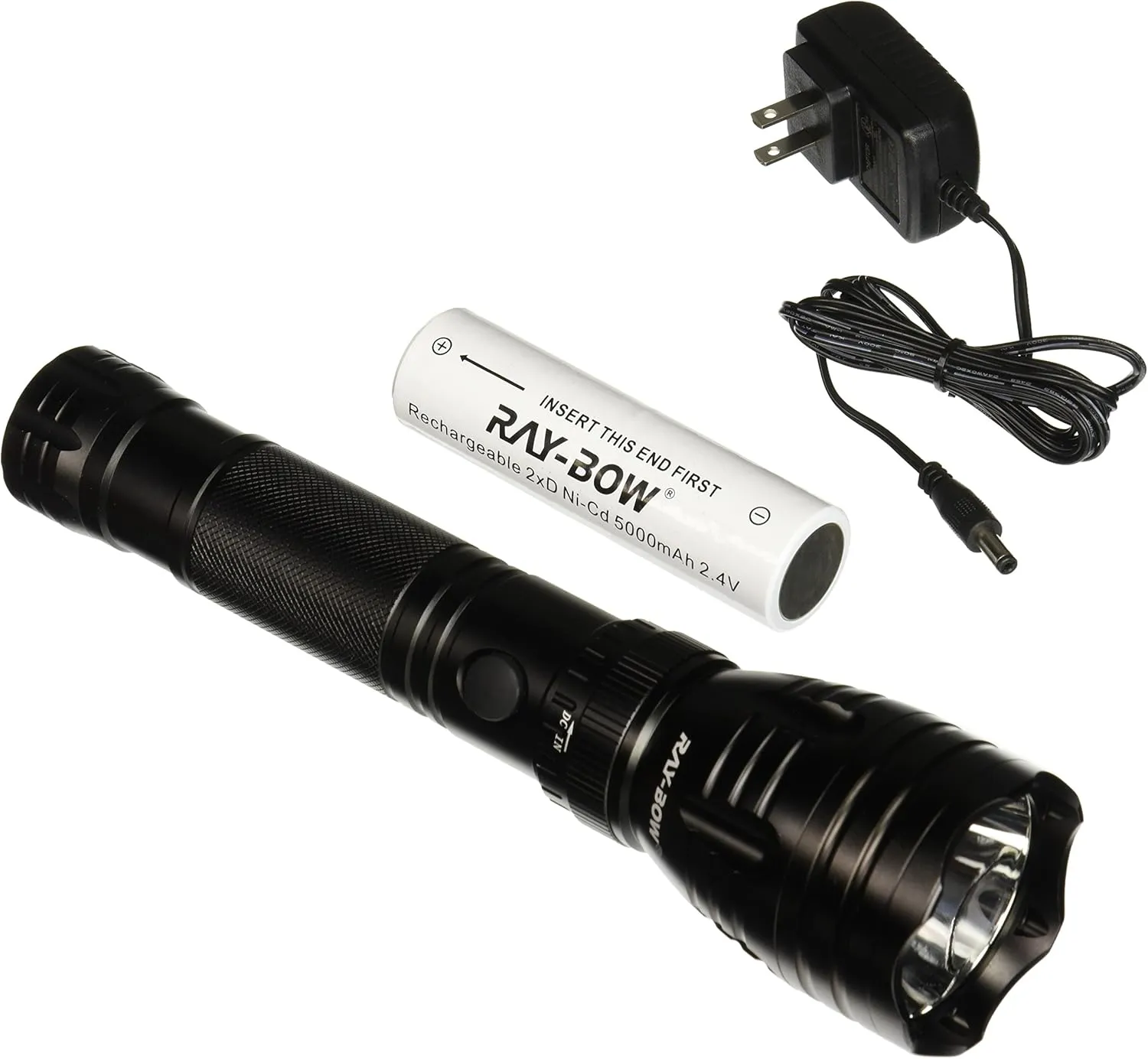 TD601 160LM Worldwide Rechargeable LED Flashlight, 100-240V