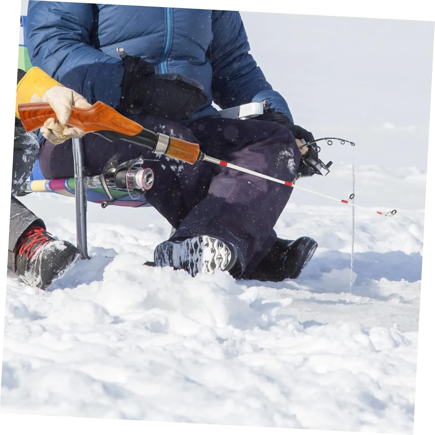 Telescopic Fishing Rod for Winter Outdoor Use Lightweight and Durable Pole with Comfortable Non Slip