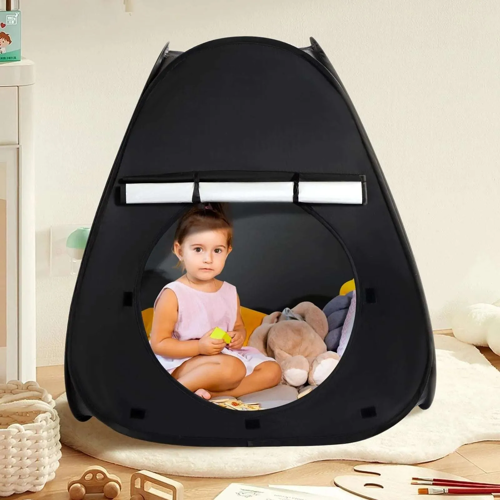 Tent Corner Kids Foldable Excellent customer support Calm Blackout for - Weekly deal Indoor Sensory