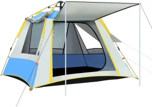 Tent for Camping Easy Set Up Camping Tent Waterproof Double Layer Tent Hiking Cycling 2 Person Large Space for Picnic Outdoors