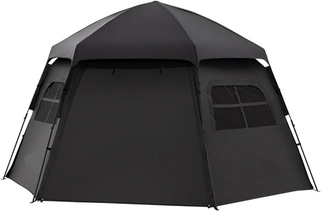Tent Outdoor Portable Free-to-Build Black Glue Rainproof Camping Equipment
