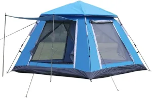 Tent Outdoor Spring-Type Automatic Quick-Open Tent 4-5 People Double-Layer Tent Outdoor Mountain Camping Tent Outdoor Tent