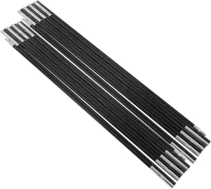 Tent Poles Replacement, 4.9M Fiberglass Camping Tent Pole Bars Support Rods Awning Frames Kit for Outdoor Camping Hiking Fishing Backpacking
