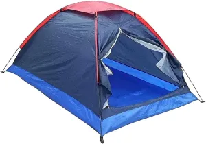 Tent Tent,Camping Backpacking Tent 2-Man Lightweight Tent Waterproof Double Layer Dome Tent Camping Hiking Tent Color:Blue
