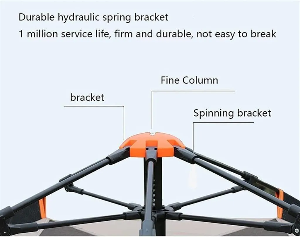 Tents for Camping Beach Tents Quick Automatic Opening Camping Tent Double Layer Instant Tent Waterproof Anti-UV for Outdoor Hiking 3-4 Person Family Tents for Camping Hiking Traveling